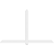 Ekena Millwork Eugene Architectural Grade PVC Gable Bracket, 84"W x 52 1/2"H x 2"D x 4"F, 15/12 Pitch GBP084X53X0204EUG00 - alternate 5